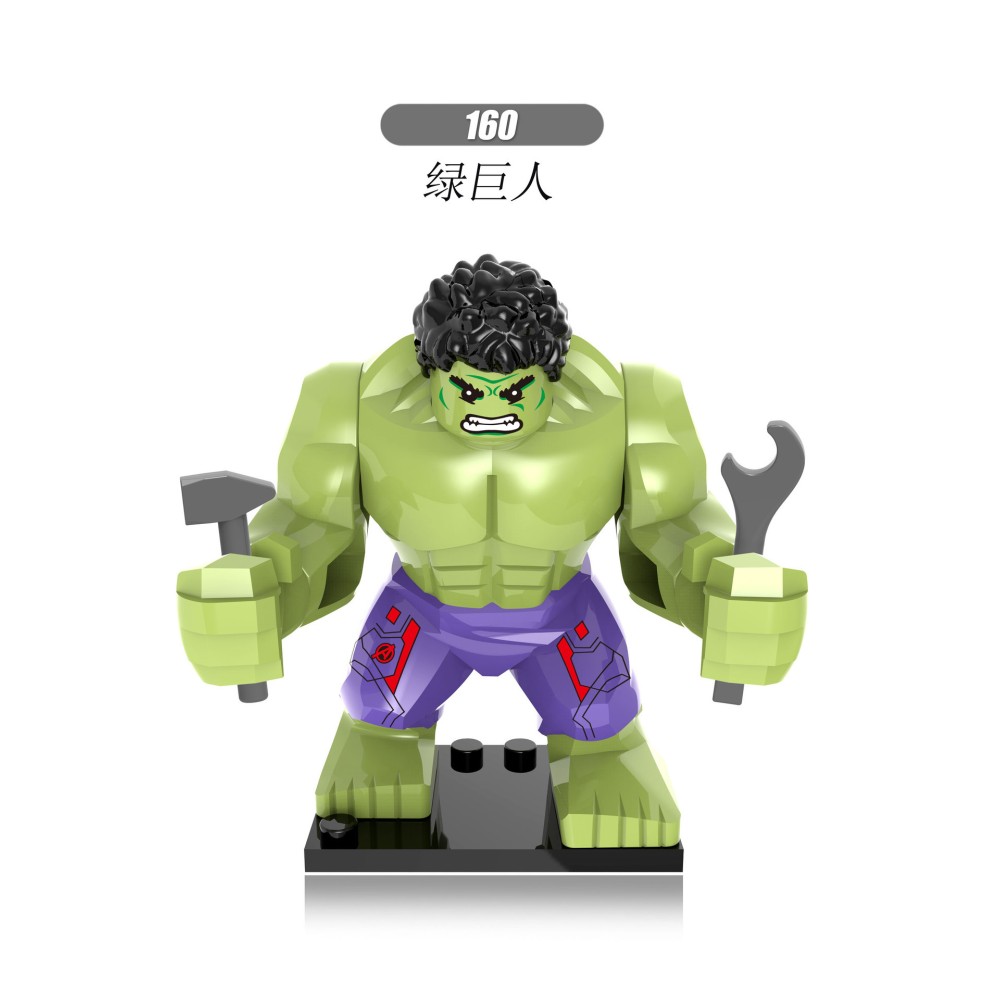 lego minifigure Super Hero Hulk Adult Marvel building block bricks toys