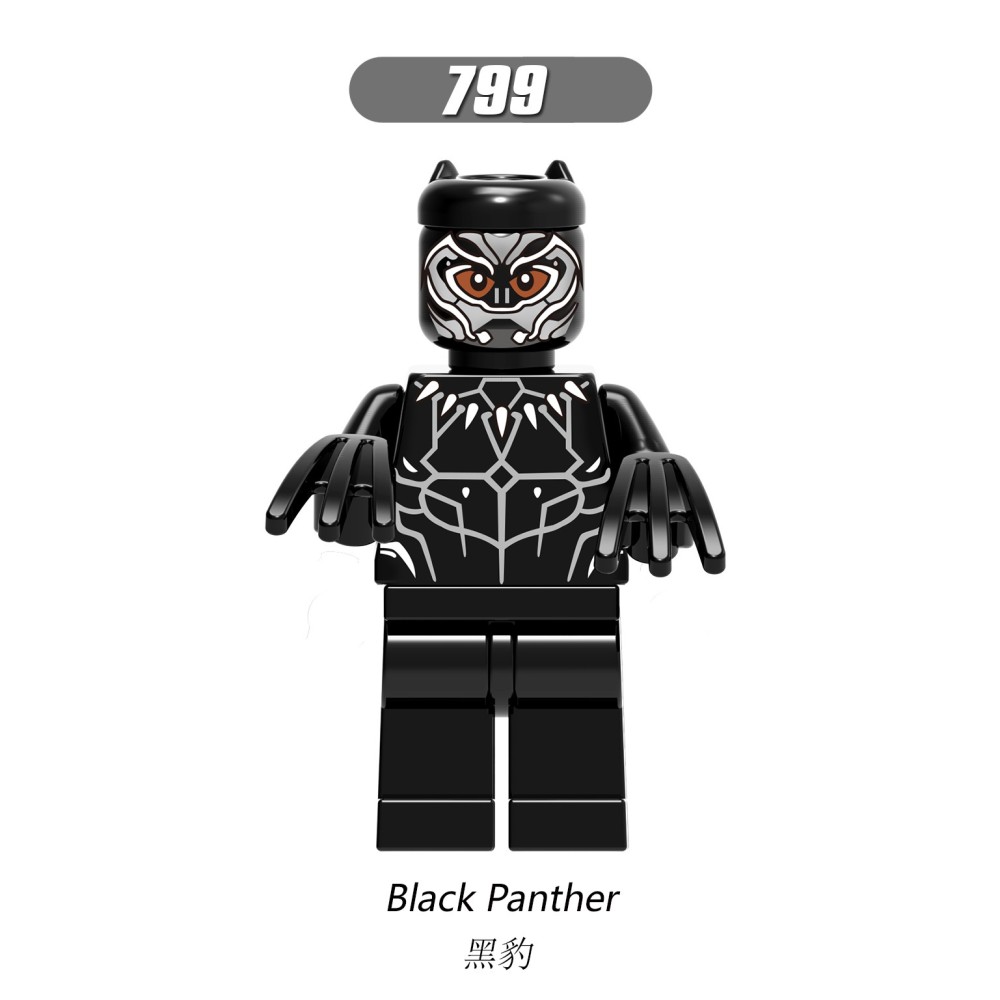 lego minifigure Marvel superheroes Black Panther Marvel building block bricks toys lego minifigure Marvel superheroes Black Panther Marvel building block bricks toys