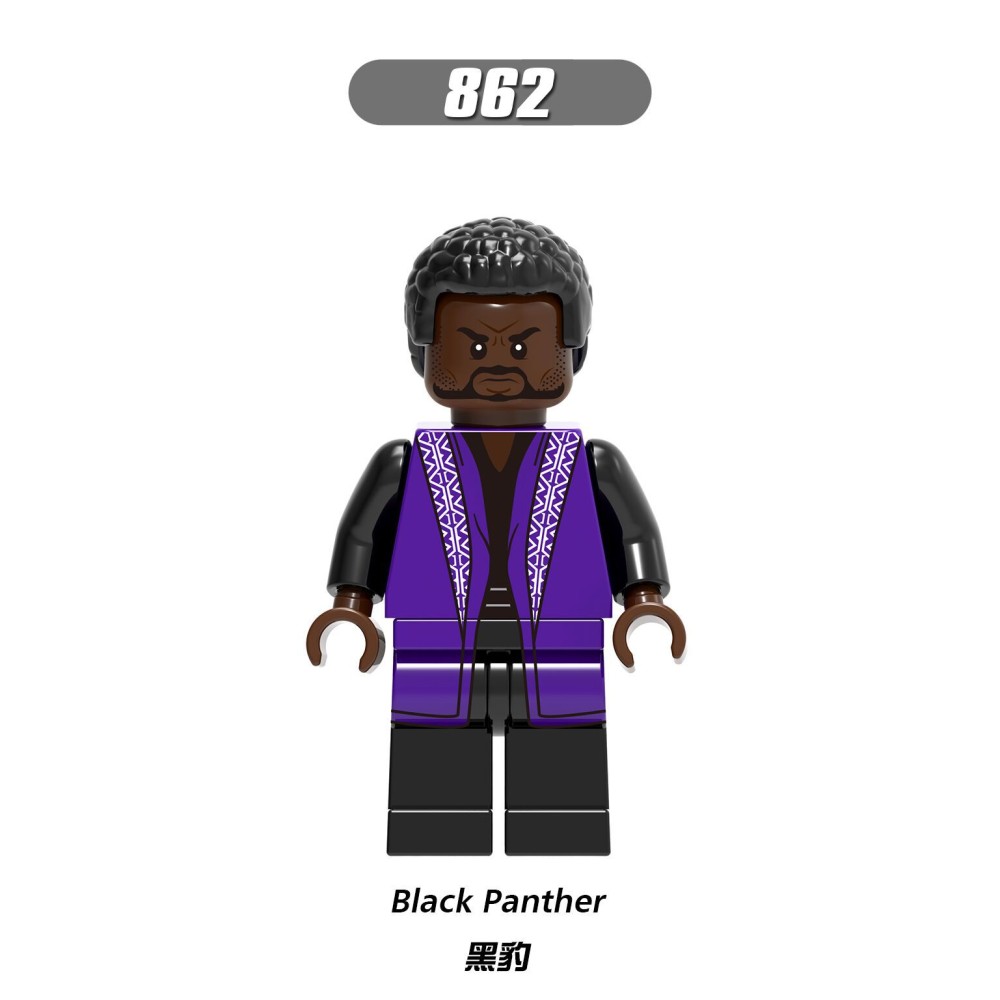 lego minifigure Marvel superheroes Black Panther Marvel building block bricks toys lego minifigure Marvel superheroes Black Panther Marvel building block bricks toys