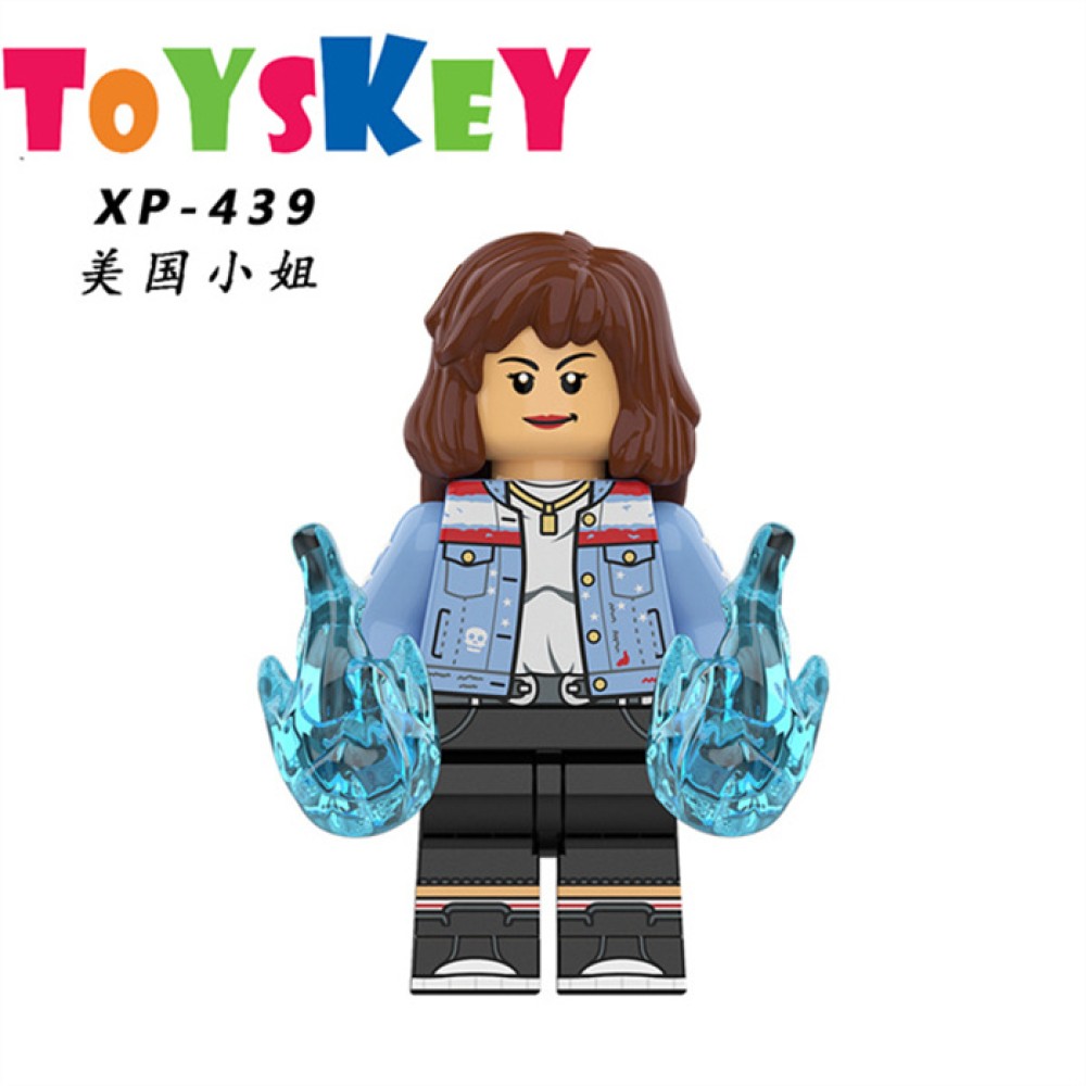 lego minifigure King Doctor Strange, the guardian of Marvel superheroes. Marvel building block bricks toys