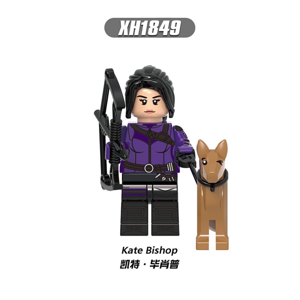 lego minifigure Echo of superhero Kate Hawkeye Yelena Marvel building block bricks toys lego minifigure Echo of superhero Kate Hawkeye Yelena Marvel building block bricks toys