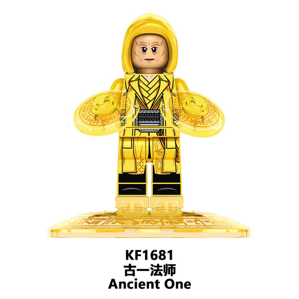 lego minifigure Super Hero Blackening Doctor Gu Yi Mage King Baron Casillas DC building block bricks toys