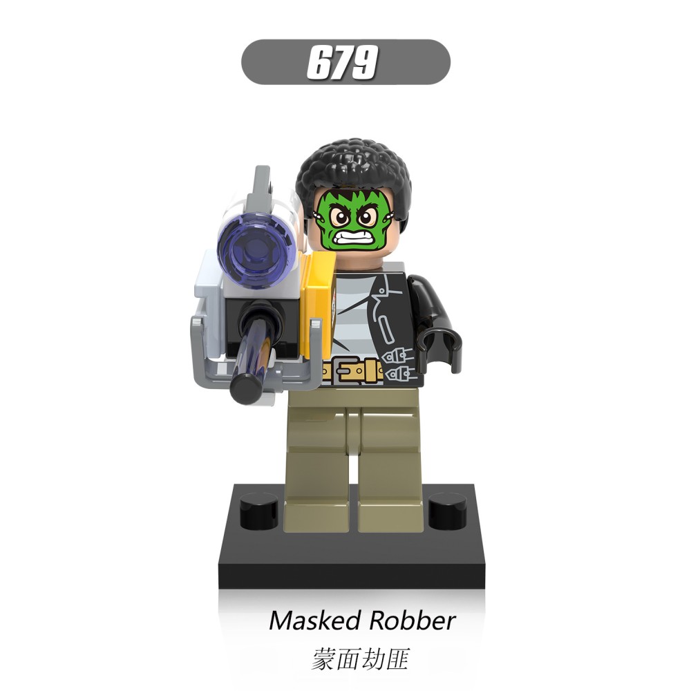 lego minifigure Super Hero Spider Man Returns to School Season Iron Man Vulture Robber Marvel building block bricks toys