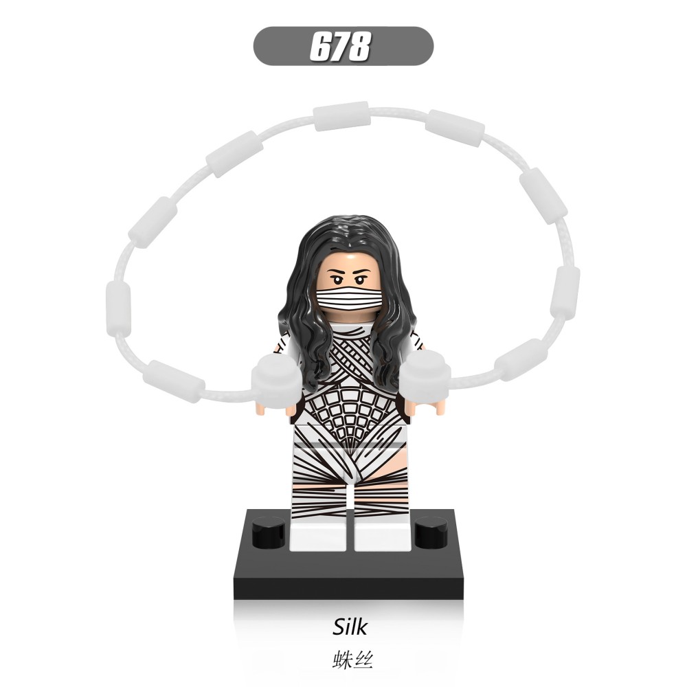 lego minifigure Super Hero Spider Man Returns to School Season Iron Man Vulture Robber Marvel building block bricks toys