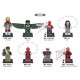 lego minifigure Super Hero Spider Man Returns to School Season Iron Man Vulture Robber Marvel building block bricks toys