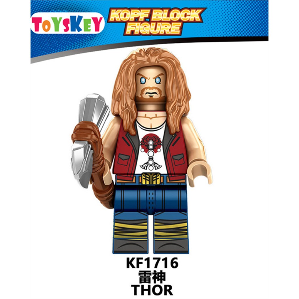 lego minifigure Super hero Thor Odin Hemdal, female warrior wood Marvel building block bricks toys