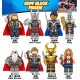 lego minifigure Super hero Thor Odin Hemdal, female warrior wood Marvel building block bricks toys