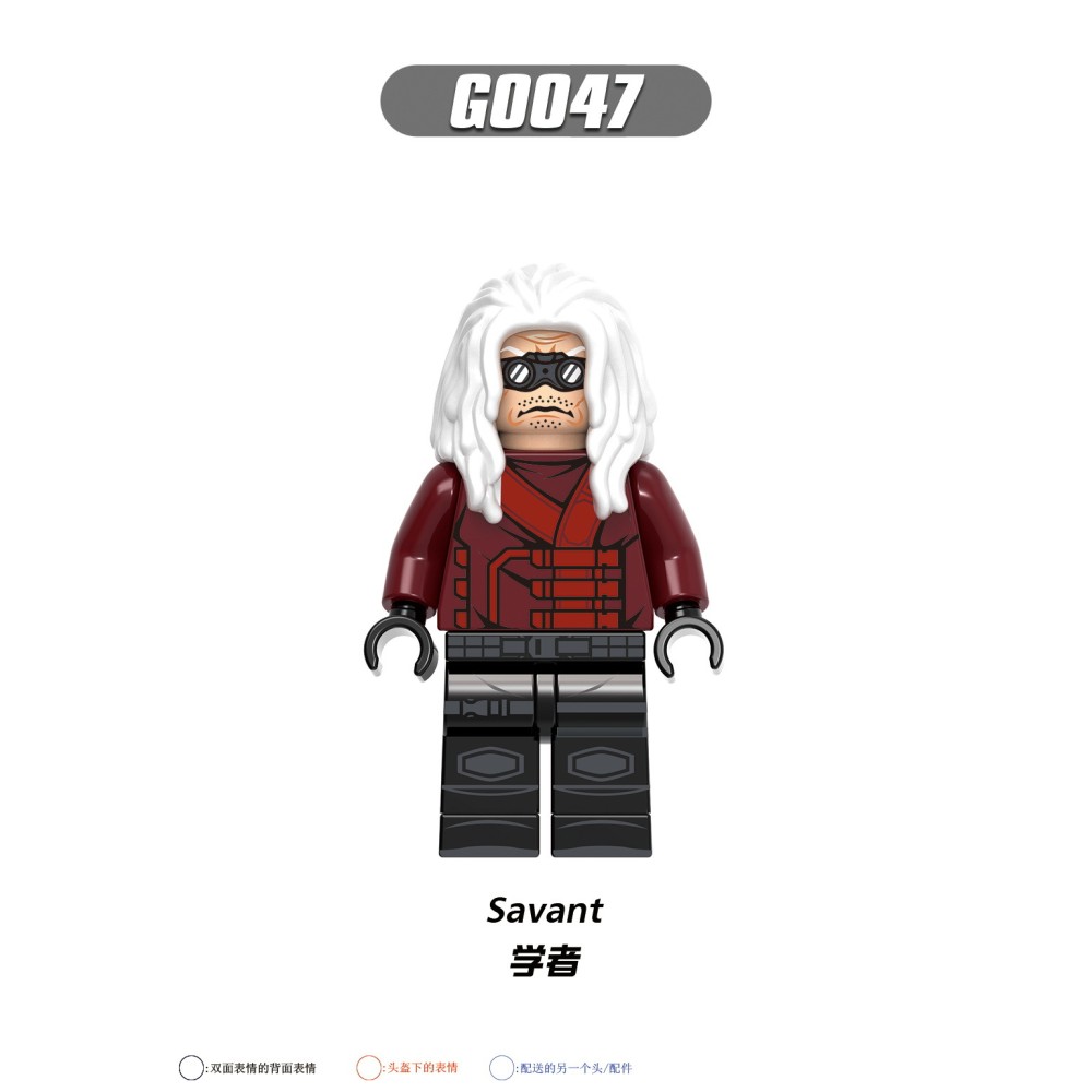 lego minifigure Superhero Thinker, Javelin Polka Dot Man, Black Guard Scholar DC building block bricks toys lego minifigure Superhero Thinker, Javelin Polka Dot Man, Black Guard Scholar DC building block bricks toys