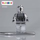 lego minifigure Superhero electroplated silver shadow man foreign trade DC building block bricks toys lego minifigure Superhero electroplated silver shadow man foreign trade DC building block bricks toys