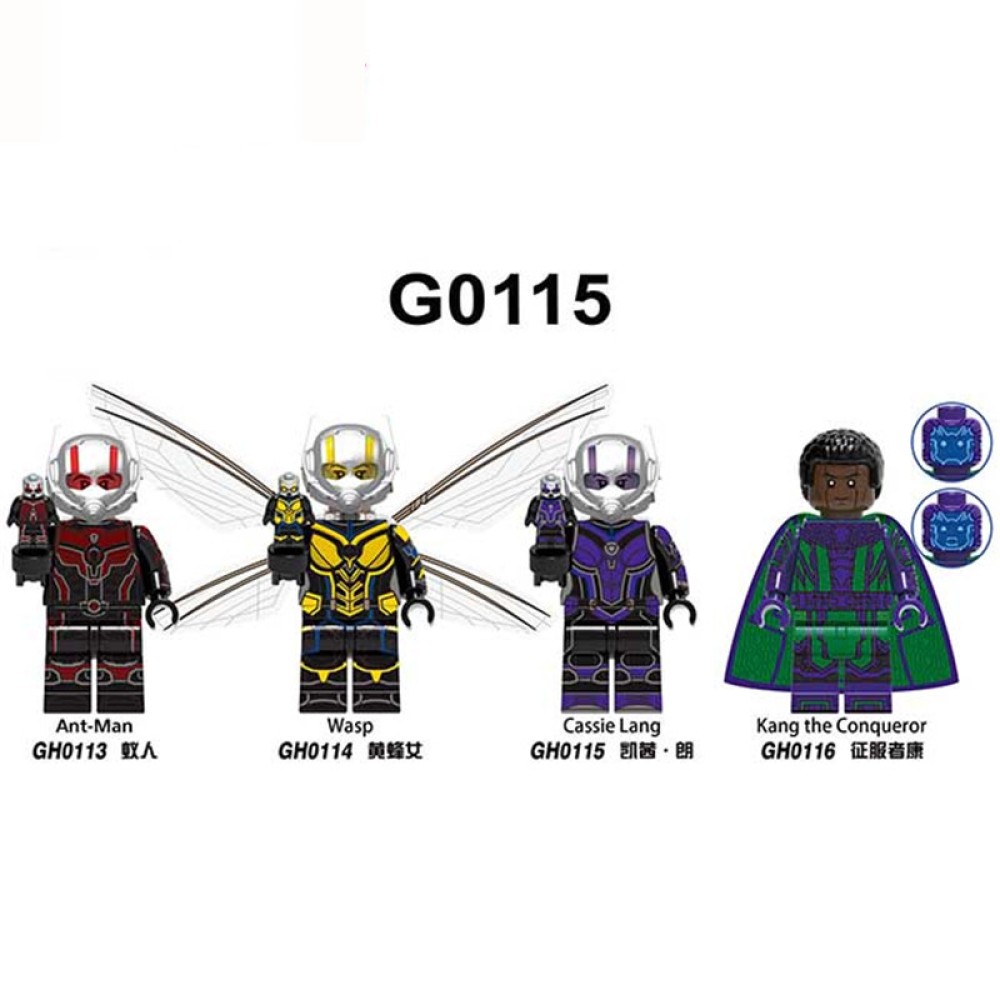 lego minifigure Super Hero Ant Man Hornet Woman Cassie Long Conqueror Kangmu Marvel building block bricks toys lego minifigure Super Hero Ant Man Hornet Woman Cassie Long Conqueror Kangmu Marvel building block bricks toys