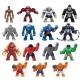 Super Heroes Gather Tree Man, Red Tank, Hawk, Big Bain Rhinoceros, Adult