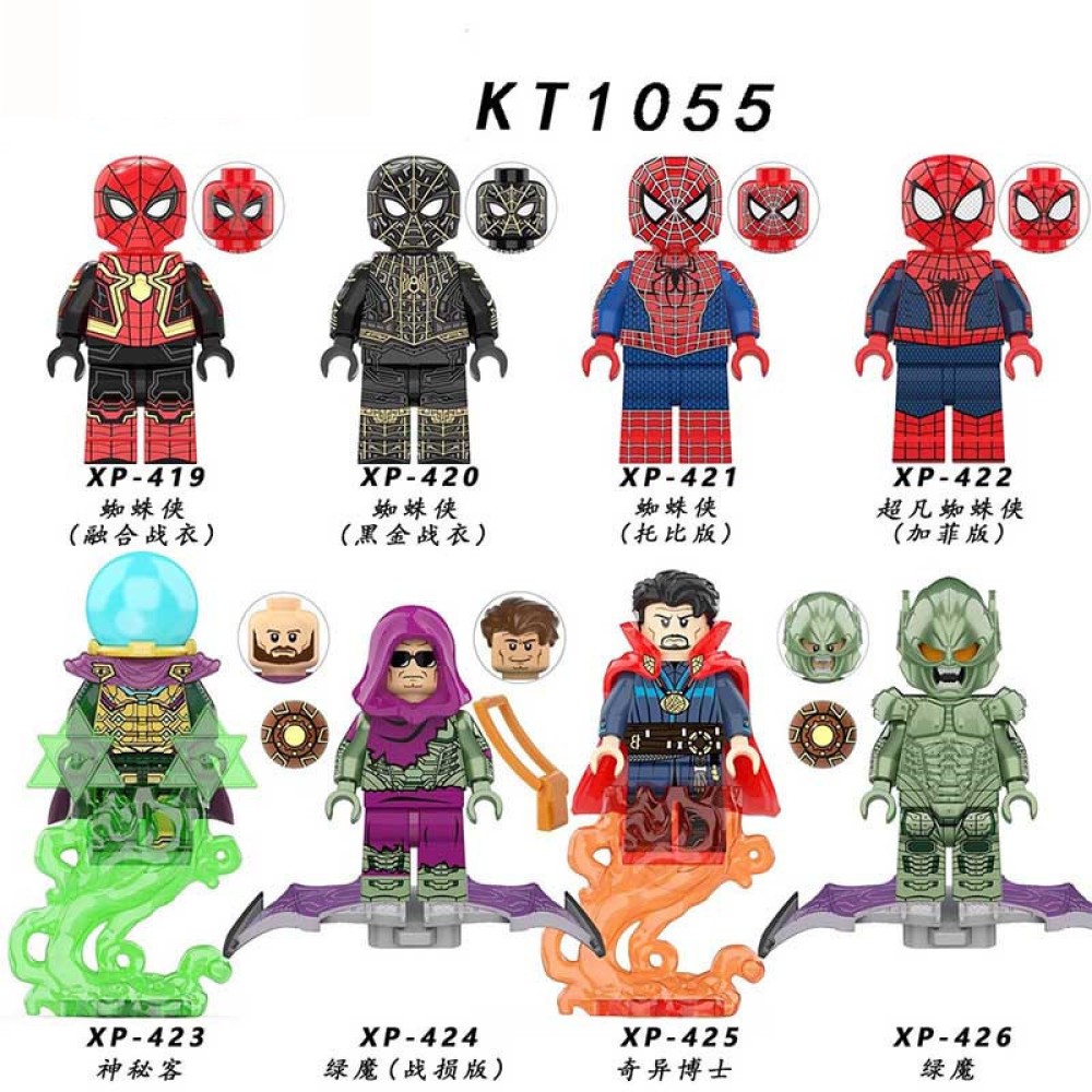 lego minifigure Super hero Spider Man Doctor Strange Marvel building block bricks toys lego minifigure Super hero Spider Man Doctor Strange Marvel building block bricks toys