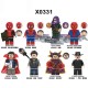 lego minifigure Super hero Spider Man, Green Devil, Dr. Block Marvel building block bricks toys lego minifigure Super hero Spider Man, Green Devil, Dr. Block Marvel building block bricks toys
