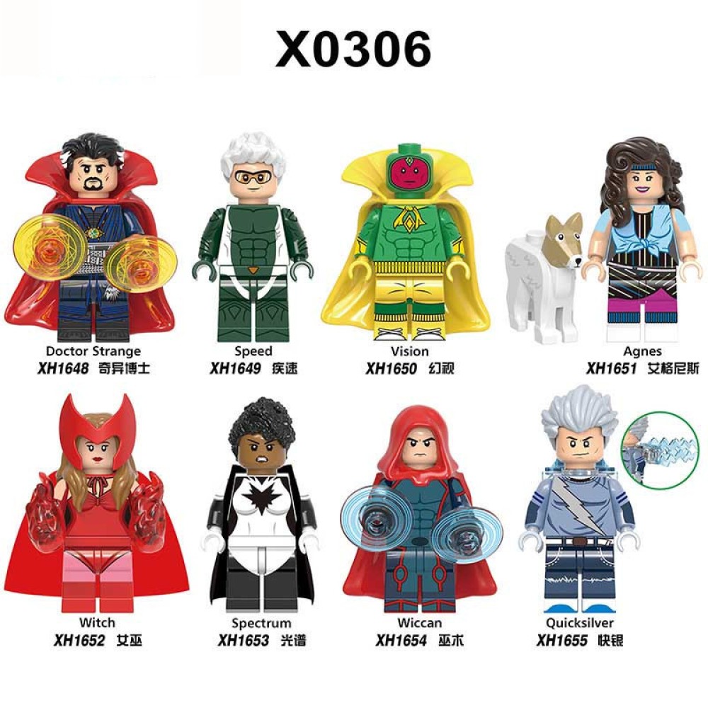 lego minifigure Superhero Avengers Alliance Phantom Doctor Witch Marvel building block bricks toys lego minifigure Superhero Avengers Alliance Phantom Doctor Witch Marvel building block bricks toys