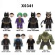 lego minifigure Superhero Batman, Joker, Catwoman, Nightwing, Afu Butler DC building block bricks toys