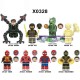 lego minifigure Superhero: Spider-Man, Sandman, Electric King Marvel building block bricks toys lego minifigure Superhero: Spider-Man, Sandman, Electric King Marvel building block bricks toys