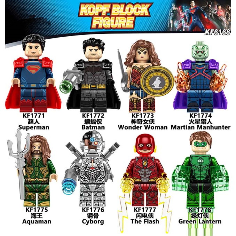 lego minifigure Superhero: Superhero: Neptune Steelbone, Flash Green Lantern DC building block bricks toys lego minifigure Superhero: Superhero: Neptune Steelbone, Flash Green Lantern DC building block bricks toys