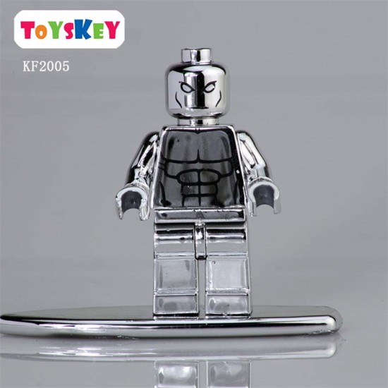 Superhero electroplated silver shadow man foreign trade