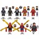 lego minifigure Superhero female panther, Venom, Spiderman, Thor, Iron Man DC building block bricks toys