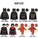 lego minifigure Superhero movie: Keaton Big Ben, Justice Batman, The Flash, Supergirl DC building block bricks toys