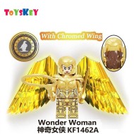 Superhero wonder woman electroplated his wings Superhero wonder woman electroplated his wings