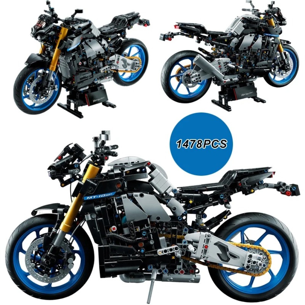 lego minifigure 1478Pcs Technical Moc 42159 Famous Yamahas MT-10 SP Motorcycle Racing Motorbike Technic building block bricks toys lego minifigure 1478Pcs Technical Moc 42159 Famous Yamahas MT-10 SP Motorcycle Racing Motorbike Technic building block bricks toys