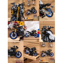 1478Pcs Technical Moc 42159 Famous Yamahas MT-10 SP Motorcycle Racing Motorbike